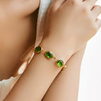 Bracelet Femme de Luxe Léger en Verre Brodé - NovaShop NovaShop Blue / 18K Bigbuy