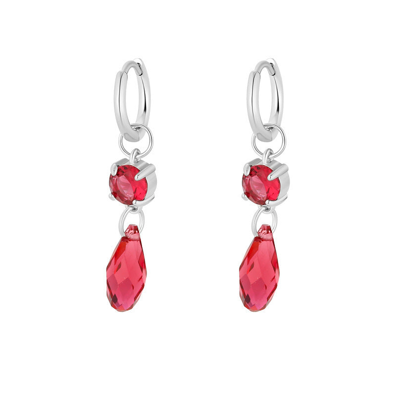 Waterdrop dangle earrings
