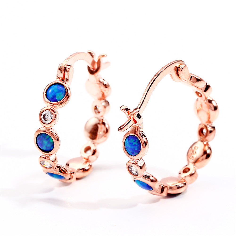 Earrings combine brilliance and delicacy, enhancing