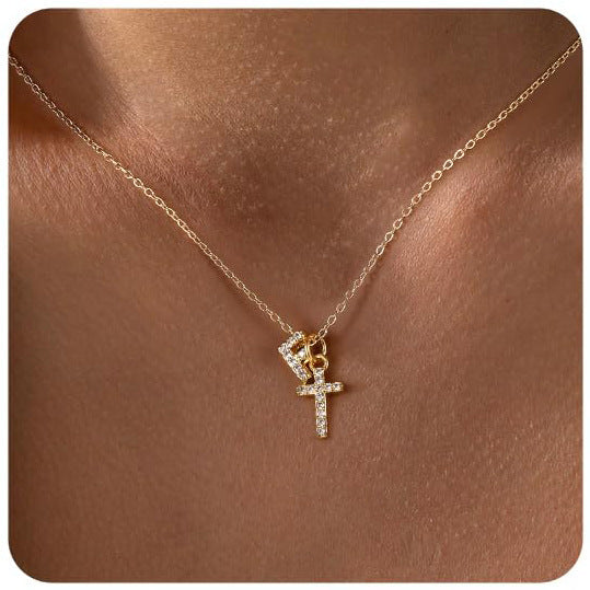 Collier européen et américain délicatement orné de zircons incrustés - NovaShop NovaShop F Style Bigbuy