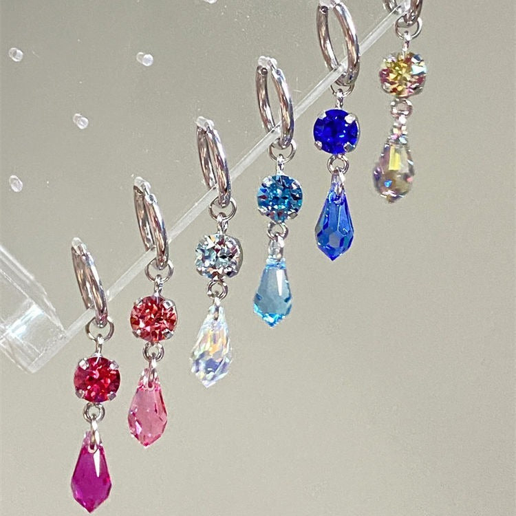 Waterdrop dangle earrings