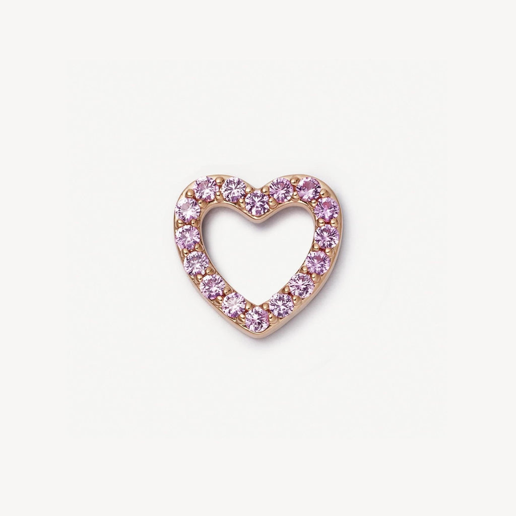 Customizable Clear Memorial Pendant with Opening - French Retro Style