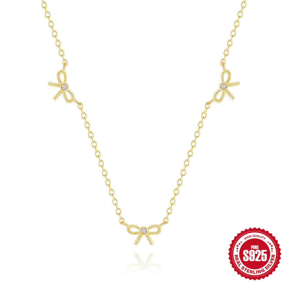 925 Silver Jewelry Box – Elegant Knot Set (Piercing, Bracelet, Necklace)