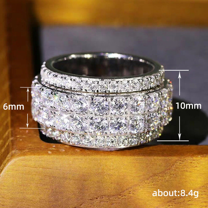 Hip-hop trendy ring for index finger, unisex