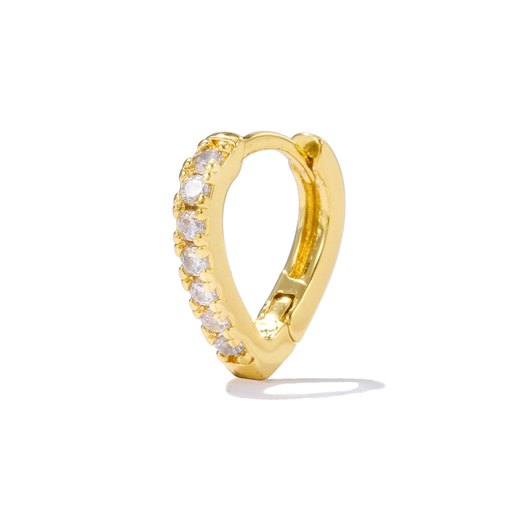 Simple Temperament Summer Cool Love Clip-on Earring