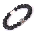 Bracelet Unisexe en Agate Indienne Œil de Tigre avec Motif Patte de Chien - NovaShop NovaShop Volcano Bracelet Bigbuy