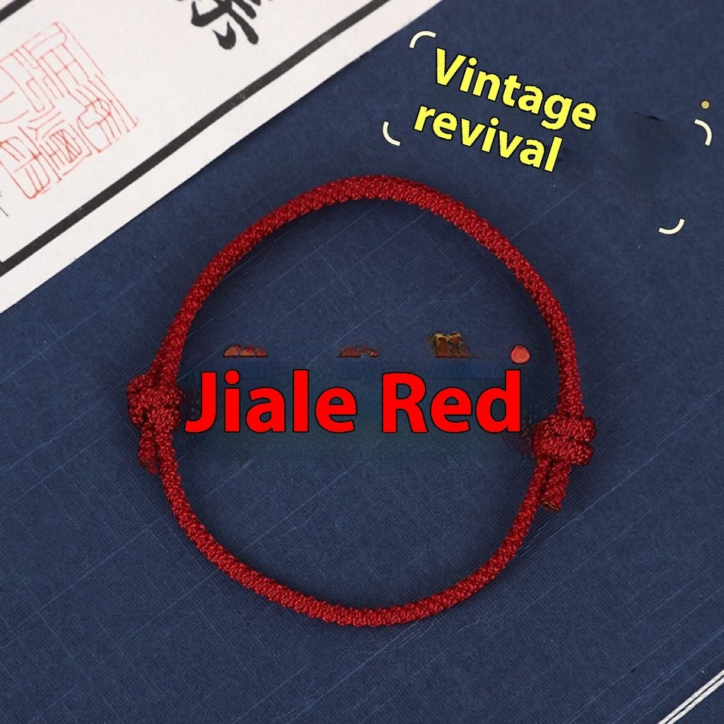 Simple and handmade, safe and national Year of Destiny bracelet