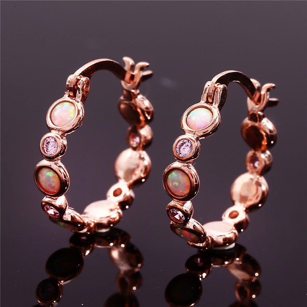 Earrings combine brilliance and delicacy, enhancing