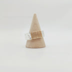 Bague vintage de haute qualité, bracelet simple à bobine irrégulière, bague à large visage