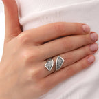 Women's Ring in a Minimalist and Personalized Retro Style