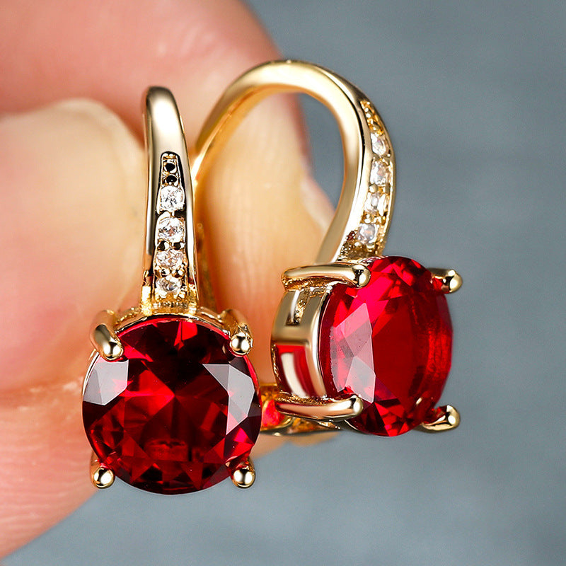 Boucles d’oreilles mode simples et élégantes, déclinées en plusieurs couleurs - NovaShop NovaShop Platinum Black Diamond Bigbuy