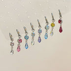 Waterdrop dangle earrings