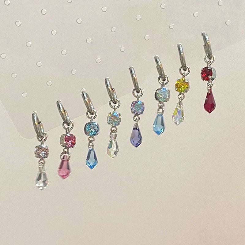 Waterdrop dangle earrings