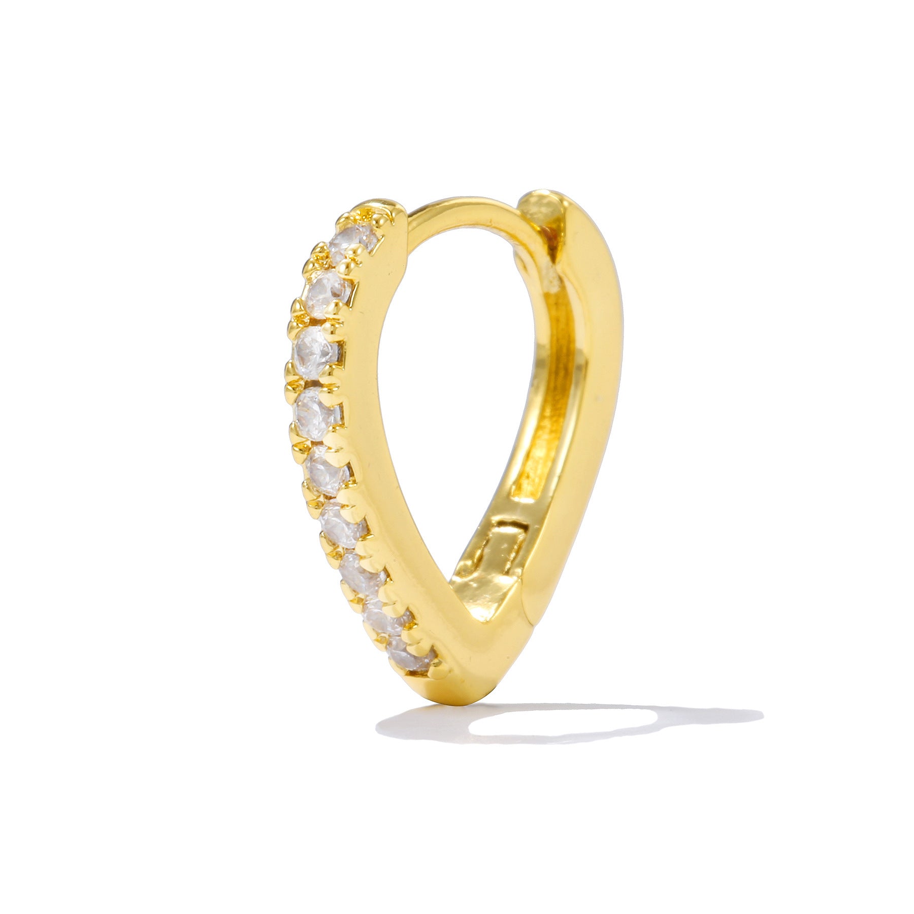Simple Temperament Summer Cool Love Clip-on Earring