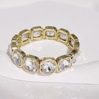Bracelet bohème féminin en dentelle de pierres précieuses avec design diamanté - NovaShop NovaShop SL0262 Gold Bigbuy