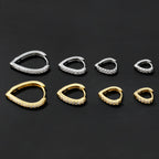 Simple Temperament Summer Cool Love Clip-on Earring