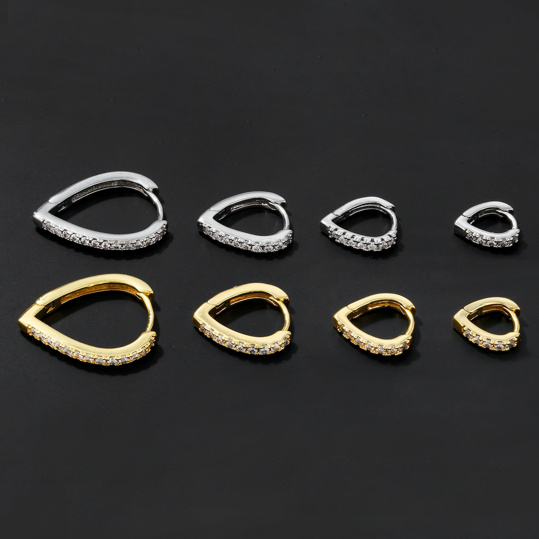 Simple Temperament Summer Cool Love Clip-on Earring