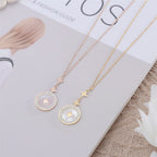 Collier Femme en Acier Titane avec Étoile à Six Branches et Diamant - NovaShop NovaShop Rose Gold / Other Bigbuy