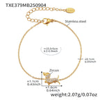 Creative stainless steel bracelet full zirconium with Chinese zodiac pattern and dog