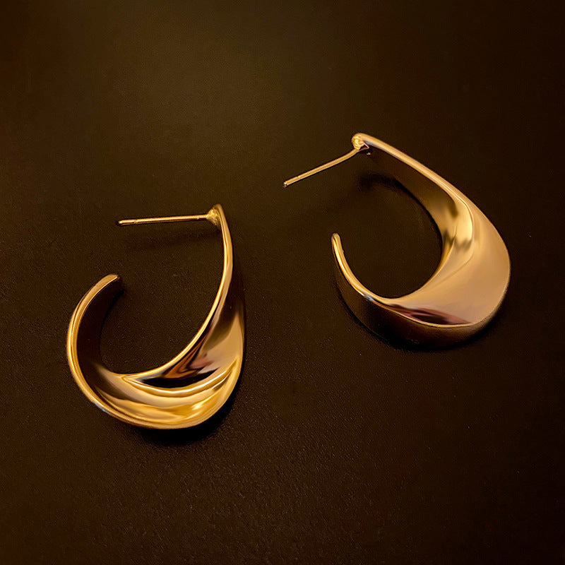 Metal Twisted Design Earrings Check out these earrings