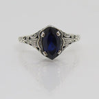 Versatile Women's Ring in Hollow Geometric Zircon