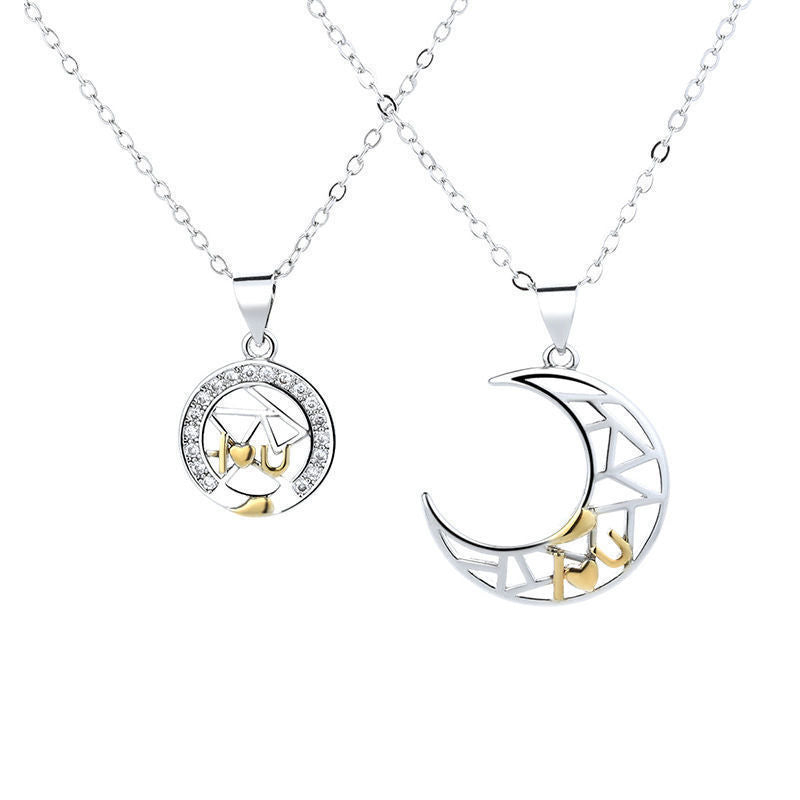Collier Couple Soleil Lune Pour Hommes et Femmes Exprimez votre connexion - NovaShop NovaShop Male Bigbuy