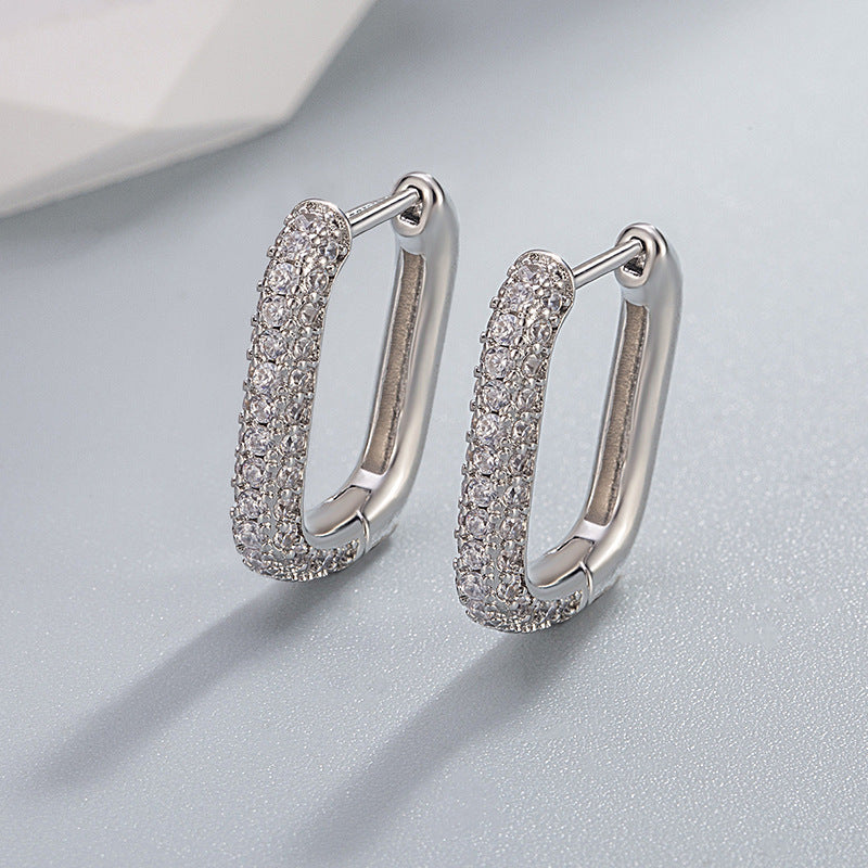 U-shaped clip-on earrings for women - Elegance and personality