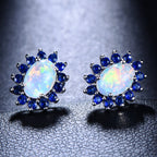 Oval Stud Earrings for Women – Modern Elegance