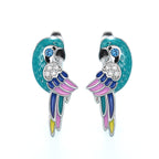 Boucles d’oreilles clip en forme de perroquet - NovaShop NovaShop White Gold Color Bigbuy