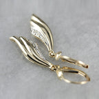 Boucles d’oreilles puces pour femme en forme de cœur - NovaShop NovaShop Gold Bigbuy