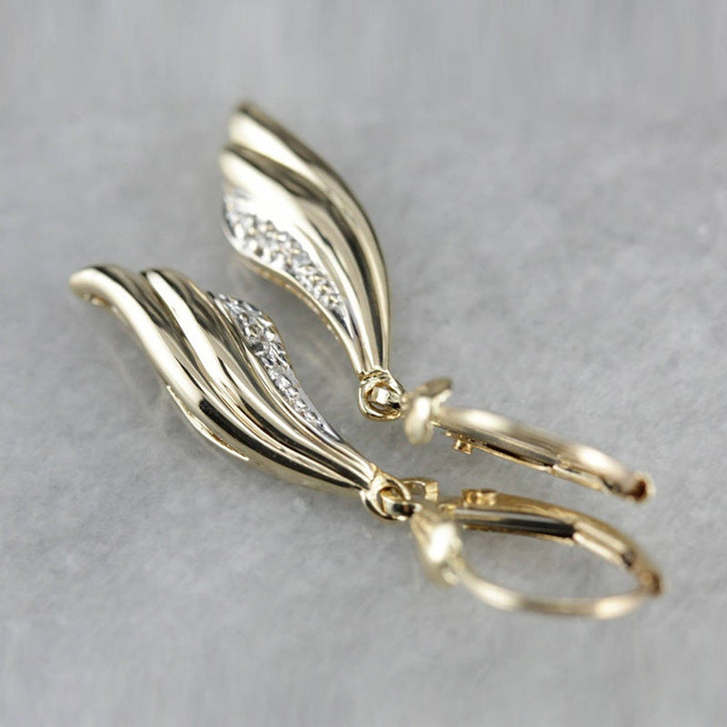 Boucles d’oreilles puces pour femme en forme de cœur - NovaShop NovaShop Gold Bigbuy