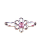 Hollow Flower Women's Ring with Simple and Elegant Design