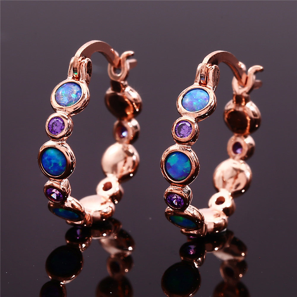Earrings combine brilliance and delicacy, enhancing