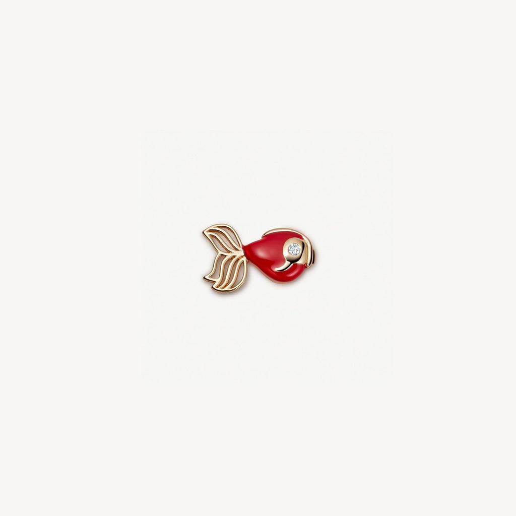 Customizable Clear Memorial Pendant with Opening - French Retro Style