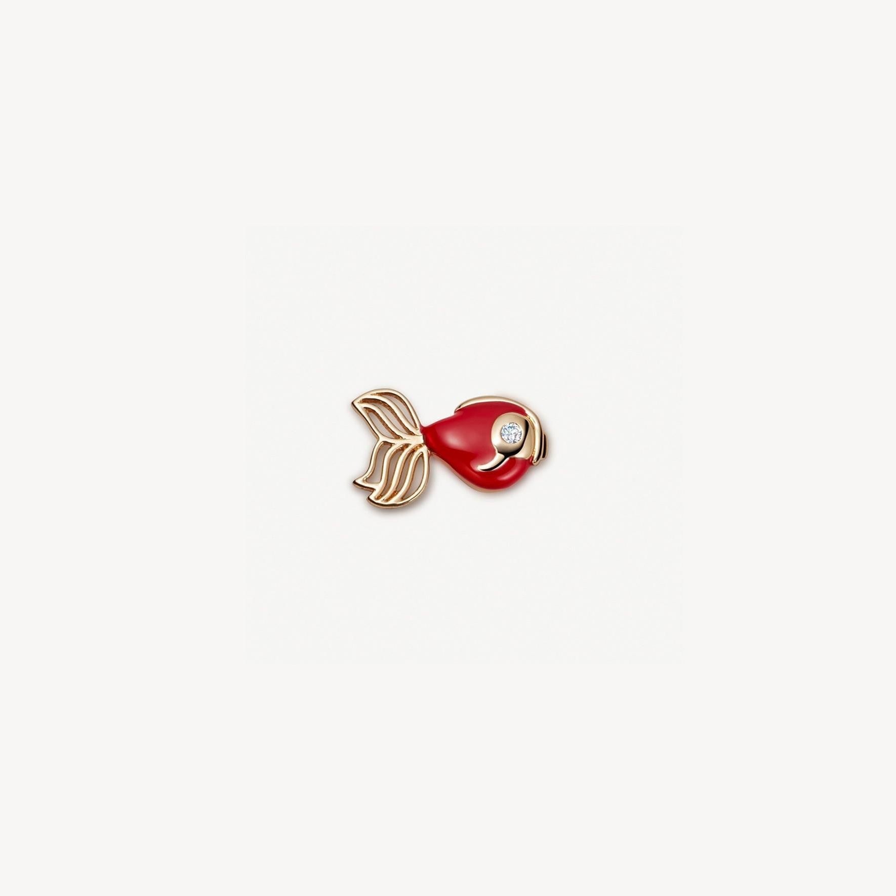 Customizable Clear Memorial Pendant with Opening - French Retro Style
