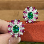 Boucles d’oreilles fantaisie pour femmes, alliant un design géométrique original - NovaShop NovaShop White Gold Color Bigbuy