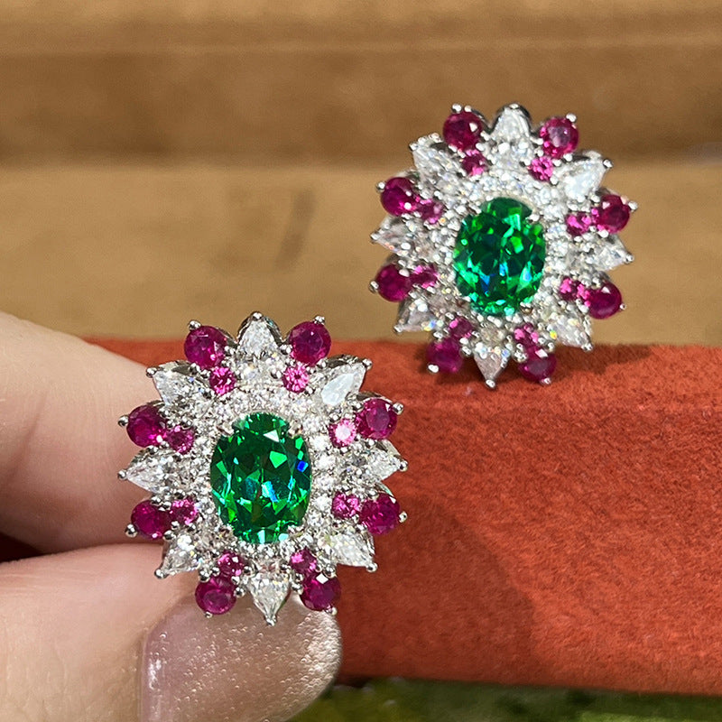 Boucles d’oreilles fantaisie pour femmes, alliant un design géométrique original - NovaShop NovaShop White Gold Color Bigbuy