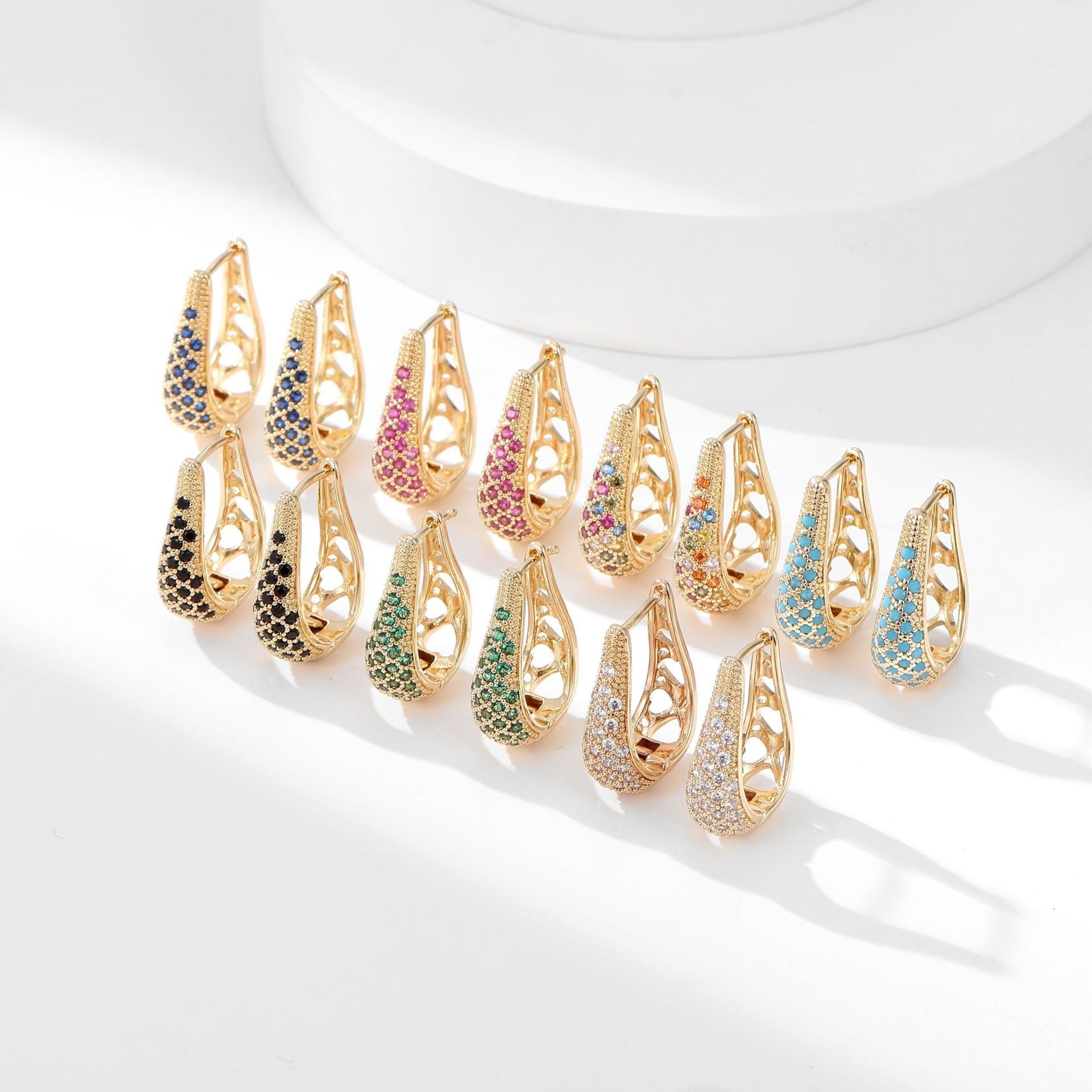 Unique Style French Water Drop Earrings