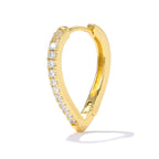 Simple Temperament Summer Cool Love Clip-on Earring