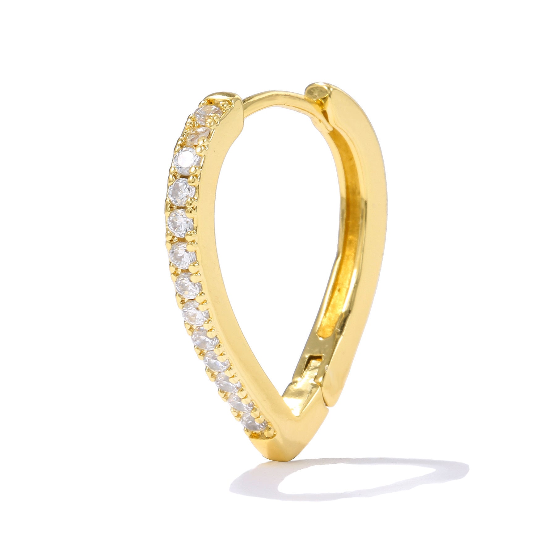 Simple Temperament Summer Cool Love Clip-on Earring