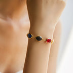 Bracelet Femme de Luxe Léger en Verre Brodé - NovaShop NovaShop Blue / 18K Bigbuy