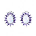Oval Stud Earrings for Women – Modern Elegance