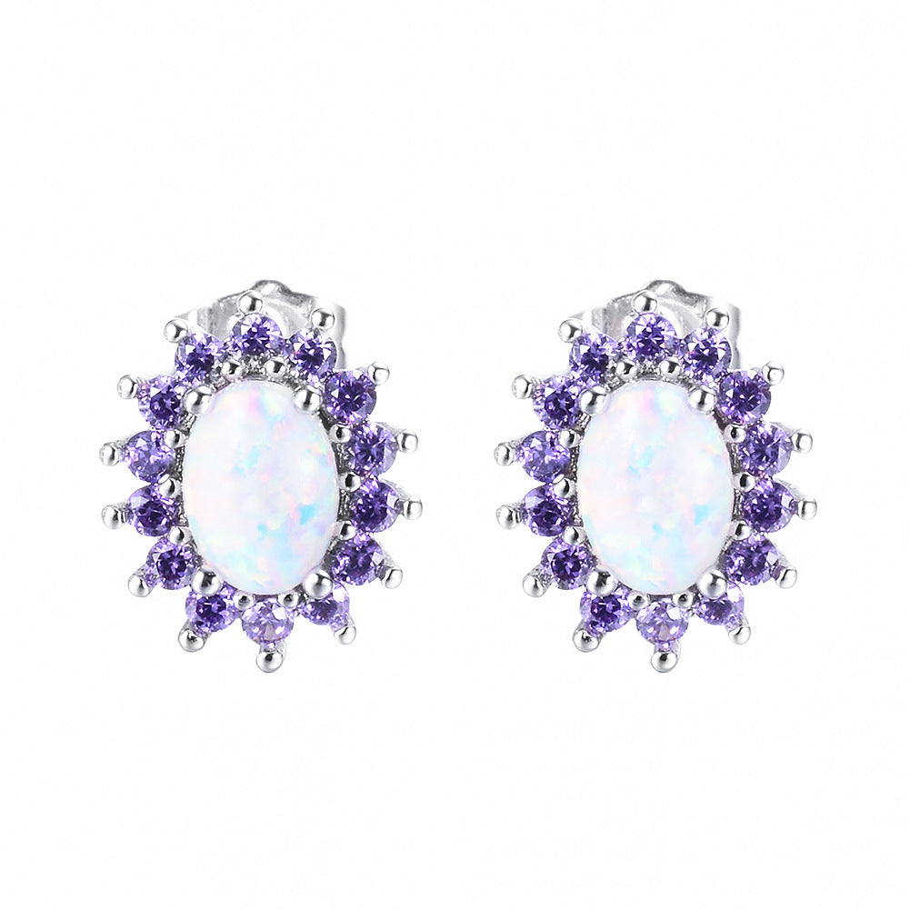 Oval Stud Earrings for Women – Modern Elegance