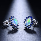 Oval Stud Earrings for Women – Modern Elegance