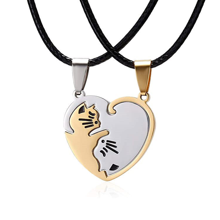 Cat Lover Necklace - Stainless Steel, Elegant Feminine Gift