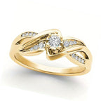 European and American cross ring for women