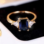 Simple and Elegant Rectangular Ring for Women