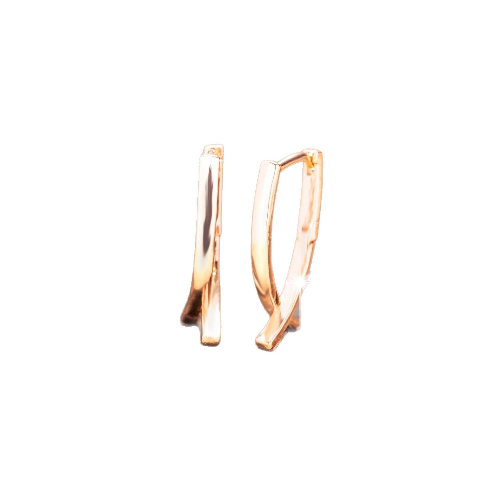 Boucles d’oreilles en forme de croix, allure luxueuse - NovaShop NovaShop Rose Gold Bigbuy