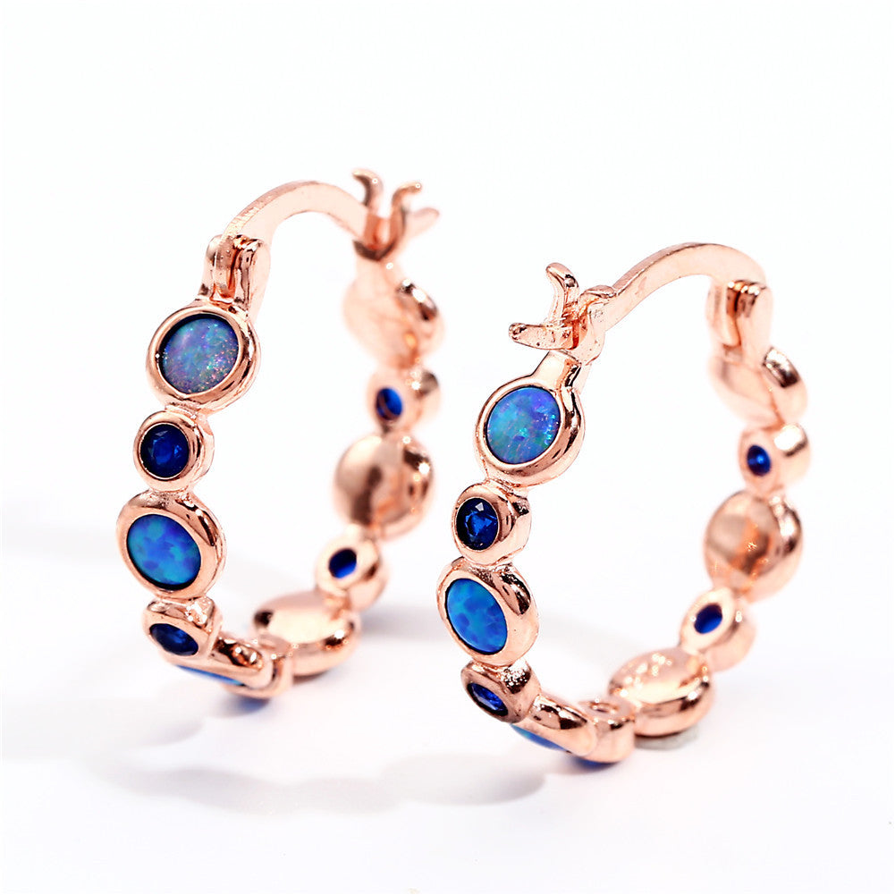 Earrings combine brilliance and delicacy, enhancing