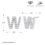 Elegant stud earrings for women with letters